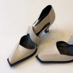 Zapatos Mary Jane Elegantes Franceses para Mujer 2026, con Tira Elástica Cruzada, Punta Cuadrada y Tacón Cuadrado - Imagen 3