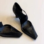 Zapatos Mary Jane Elegantes Franceses para Mujer 2026, con Tira Elástica Cruzada, Punta Cuadrada y Tacón Cuadrado - Imagen 5