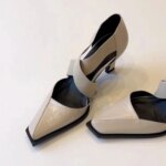 Zapatos Mary Jane Elegantes Franceses para Mujer 2026, con Tira Elástica Cruzada, Punta Cuadrada y Tacón Cuadrado