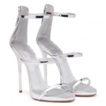 Zapatos de Tacón para Mujer, Sandalias de Tacón de Aguja Sexys, Nuevas para el Verano, de Alta Calidad, con Cierre y Correa, para Banquetes - Imagen 4