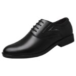 Zapatos Casuales de Cuero para Hombre, Formales de Negocios, de Corte Bajo, Transpirables, Antideslizantes, Zapatos de Vestir para Hombre, Modernos y Elegantes - Imagen 6