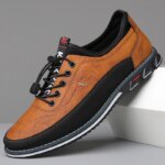 Zapatos de vestir negros de moda para hombre, zapatos Oxford de cuero de negocios, zapatos sociales de lujo, calzado informal para graduación, talla grande 48 49 50 51 52 53 - Imagen 4