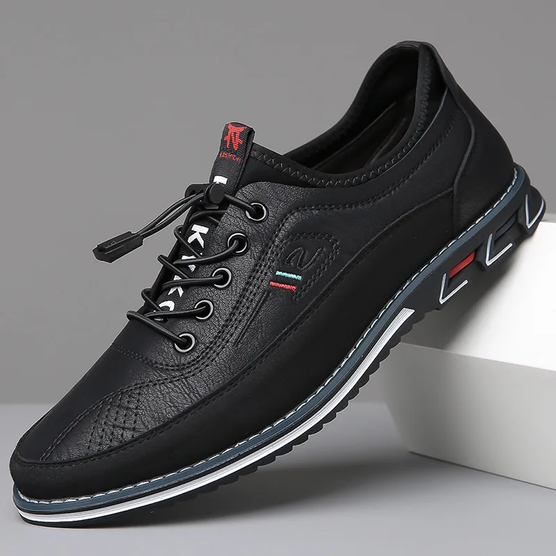 71630-kwldw8.jpg Zapatos de vestir negros de moda para hombre, zapatos Oxford de cuero de negocios, zapatos sociales de lujo, calzado informal para graduación, talla grande 48 49 50 51 52 53 - Imagen 1