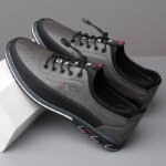 Zapatos de vestir negros de moda para hombre, zapatos Oxford de cuero de negocios, zapatos sociales de lujo, calzado informal para graduación, talla grande 48 49 50 51 52 53 - Imagen 5