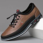 Zapatos de vestir negros de moda para hombre, zapatos Oxford de cuero de negocios, zapatos sociales de lujo, calzado informal para graduación, talla grande 48 49 50 51 52 53 - Imagen 3
