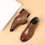 Zapatos de trabajo de moda informal de negocios para hombres Individualidad en cada paso Elegante y práctico - Imagen 4