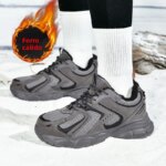 Botas de Trabajo de Invierno para Hombre, Forradas de Felpa Gruesa, Ultraligeras, con Suela Gruesa Antideslizante, Puntera de... - Imagen 3