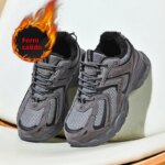 Botas de Trabajo de Invierno para Hombre, Forradas de Felpa Gruesa, Ultraligeras, con Suela Gruesa Antideslizante, Puntera de... - Imagen 2