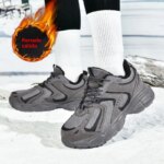 Botas de Trabajo de Invierno para Hombre, Forradas de Felpa Gruesa, Ultraligeras, con Suela Gruesa Antideslizante, Puntera de... - Imagen 4