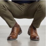 Zapatos de vestir para hombre, con acabado pulido, ideales para la oficina, con suela azul y detalles llamativos, y puntera cerrada. - Imagen 6