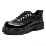 Zapatos de hombre versátiles y a la moda, nuevos para primavera y otoño, casuales, cómodos, de caña baja, con suela gruesa, elegantes, sencillos y formales.