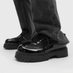 Zapatos de hombre versátiles y a la moda, nuevos para primavera y otoño, casuales, cómodos, de caña baja, con suela gruesa, elegantes, sencillos y formales. - Imagen 2