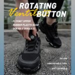 Zapatos de Seguridad con Puntera de Acero para Hombre, Zapatos de Trabajo con Botón Giratorio, Anti-aplastamiento, Anti-pinchazos, Zapatillas de Trabajo - Imagen 4