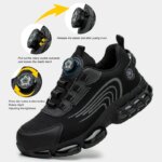 Zapatos de Seguridad con Puntera de Acero para Hombre, Zapatos de Trabajo con Botón Giratorio, Anti-aplastamiento, Anti-pinchazos, Zapatillas de Trabajo - Imagen 3