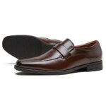 Zapatos de Cuero Desai para Hombre, Modelo Slip-on con Correa Penny, Otoño 2026, para Oficina, Negocios, Uso Diario - Imagen 2