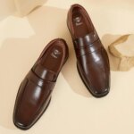 Zapatos de Cuero Desai para Hombre, Modelo Slip-on con Correa Penny, Otoño 2026, para Oficina, Negocios, Uso Diario - Imagen 5