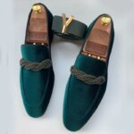 Mocasines de estilo británico para hombre, zapatos de piel de ciervo de ante, estilo clásico, informal, broche retorcido con personalidad, cuero pequeño, 38-48 - Imagen 2