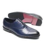 Zapatos de vestir Oxford hechos a mano de cuero genuino para hombre, zapatos clásicos con cordones para oficina y negocios, zapatos formales para fiesta de boda para hombre - Imagen 5