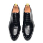 Zapatos de vestir Oxford hechos a mano de cuero genuino para hombre, zapatos clásicos con cordones para oficina y negocios, zapatos formales para fiesta de boda para hombre - Imagen 3