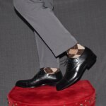 Zapatos de vestir Oxford hechos a mano de cuero genuino para hombre, zapatos clásicos con cordones para oficina y negocios, zapatos formales para fiesta de boda para hombre - Imagen 2