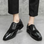 Zapatos Formales de Vestir para Hombre, Zapatos de Oficina Sociales, Zapatos Casuales Clásicos de Negocios para Hombre, Zapatos de Vestir de Alta Calidad para Hombre - Imagen 5