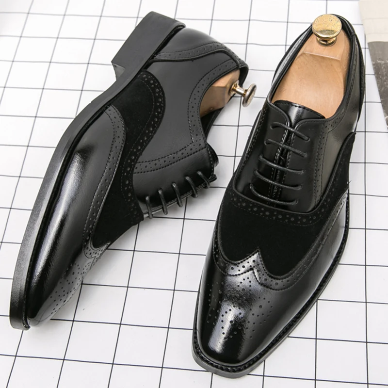 72367-luxstb.jpg Zapatos Formales de Vestir para Hombre, Zapatos de Oficina Sociales, Zapatos Casuales Clásicos de Negocios para Hombre, Zapatos de Vestir de Alta Calidad para Hombre - Imagen 1