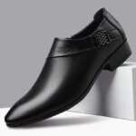 Zapatos Oxford de cuero para hombre, zapatos de vestir de lujo de talla grande 38-50 para hombre, zapatos de trabajo para fiesta de negocios, boda, oficina, mocasines nuevos para hombre 2025 - Imagen 4
