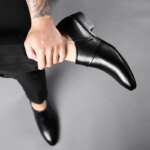 Zapatos Oxford de cuero para hombre, zapatos de vestir de lujo de talla grande 38-50 para hombre, zapatos de trabajo para fiesta de negocios, boda, oficina, mocasines nuevos para hombre 2025 - Imagen 3