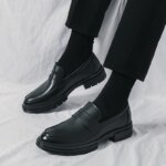 Zapatos Brogue clásicos para hombre, zapatos de cuero de tendencia para bodas y eventos sociales, zapatos de vestir de alta calidad para hombre, zapatos informales de negocios para hombre - Imagen 6