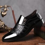 2026 Zapatos formales de oficina de moda de gran tamaño para hombres, zapatos de boda multifuncionales puntiagudos cómodos diarios de corte bajo para hombres - Imagen 2
