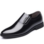 Zapatos de Vestir de Cuero para Hombre, Estilo Slip-On, Formales, Casuales, para Negocios, Antideslizantes, para Oficina, Bodas, Moda Masculina, Novedad 2026