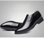 Zapatos de Vestir de Cuero para Hombre, Estilo Slip-On, Formales, Casuales, para Negocios, Antideslizantes, para Oficina, Bodas, Moda Masculina, Novedad 2026 - Imagen 5