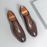 Zapatos de Vestir para Hombre, Tendencia, Boda, Social, Casual, Cuero, Oficina, Negocios, Alta Calidad, Formales, Oxford - Imagen 3