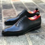 Nuevo Zapatos Brogue de suela roja, zapatos formales negros de negocios para hombre, zapatos con cordones y punta redonda para Primavera/otoño - Imagen 2