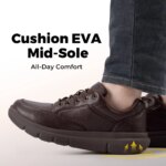 FitVille Zapatos de vestir para hombre, zapatos formales anchos de cuero para hombre, zapatos de boda informales transpirables de lujo, antideslizantes, talla 40-50 - Imagen 4