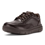 FitVille Zapatos de vestir para hombre, zapatos formales anchos de cuero para hombre, zapatos de boda informales transpirables de lujo, antideslizantes, talla 40-50