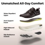 Zapatos de Vestir para Hombre con Diseño Diabético – Puntera Ancha, Ligeros y Cómodos, Estilo Casual para Pies Hinchados con Ajuste Personalizable - Imagen 4