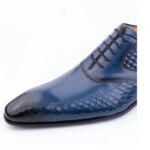 Venta al por mayor de fábrica, zapatos de cuero para hombres, vestido de lujo, trajes de fiesta de boda para oficina, calzado a juego, zapato de hombre de negocios de moda hecho a mano - Imagen 2