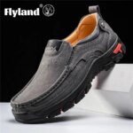 FLYLAND Zapatos de vestir para hombre Zapatos de cuero de moda Zapatos masculinos hechos a mano Sapatos Hombre - Imagen 2