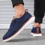 Zapatos de punto ligeros para hombre, cómodos durante todo el día, tienen un excelente ajuste, zapatos para caminar, adecuados para uso diario, zapatos de senderismo - Imagen 2