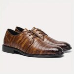 Zapatos de cuero para hombre, elegantes, cómodos y formales para negocios. - Imagen 4