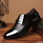 Nuevos zapatos informales para hombre, ropa formal de negocios de talla grande, versátiles para bodas, zapatos artísticos retro simples y cómodos para hombre - Imagen 4