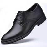 Zapatos formales de cuero negro para hombre, calzado Oxford para boda, fiesta, oficina, negocios, talla grande - Imagen 5