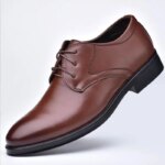 Zapatos formales de cuero negro para hombre, calzado Oxford para boda, fiesta, oficina, negocios, talla grande - Imagen 6