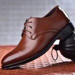 Zapatos formales de cuero negro para hombre, calzado Oxford para boda, fiesta, oficina, negocios, talla grande - Imagen 4