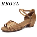 Zapatos de baile para niñas y mujeres, zapatos de salón latinos para niños/niños, Tango, Salsa, zapatos de baile latino, zapatos de entrenamiento de Salsa de tacón bajo - Imagen 3