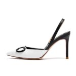 CHCH Tacones altos para mujer 2025 Punta afilada Destiny Punta cerrada Tacones de tiras Zapatos de vestir de fiesta nupcial de boda sexy 9 cm - Imagen 5