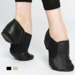 Zapatos de Baile de Jazz de Cuero Genuino para Hombre y Mujer, Zapatos de Salsa, Zapatos de Jazz Neo Arch sin Cordones, Zapatos de Ballet y Danza del Vientre