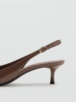 Sandalias de Moda Mango para Mujer, Verano 2026, Estilo Slip-On, Punta Abierta, Tacón Medio Elegante, Suela de Goma Cómoda - Imagen 4