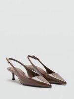 Sandalias de Moda Mango para Mujer, Verano 2026, Estilo Slip-On, Punta Abierta, Tacón Medio Elegante, Suela de Goma Cómoda - Imagen 2
